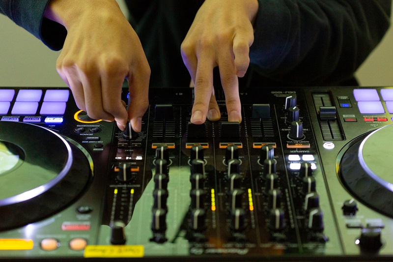 DJ Sound Board.